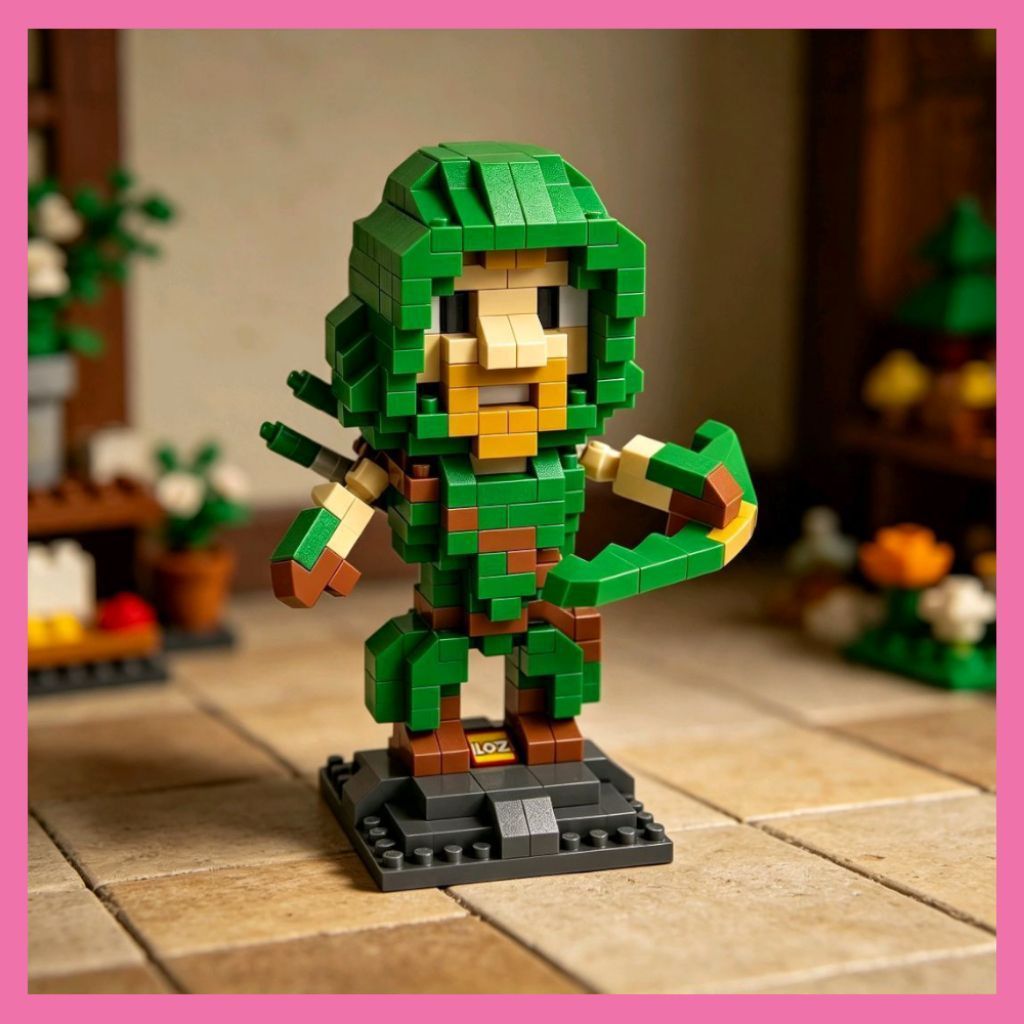 Mainan Brick Block Toys Mini LOZ 9529 Gift Large Green Arrow Mainan Balok BPA Free