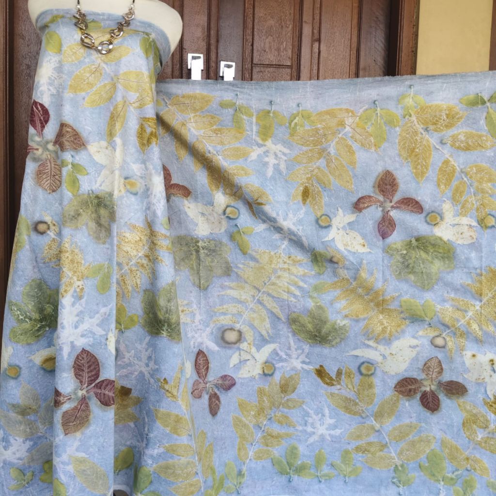 Ecoprint Kain Katun Sutra Edisi 2