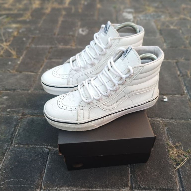 SALE/SEPATU VANS HI LEATHER/SEPATU VANS SECOND
