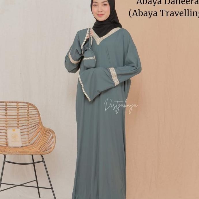 Cod  Daneera Abaya  Abaya Travelling Mini Pouch  Bisa Masuk Saku Disty Collection Member354