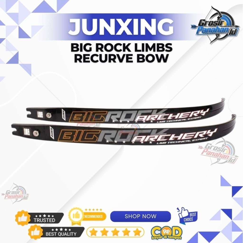 JUNXING - LIMBS BIG ROCK ILF RECURVE FIBER FOAM | LIMBS BUSUR PANAHAN | LIMBS RECURVE DAN BAREBOW