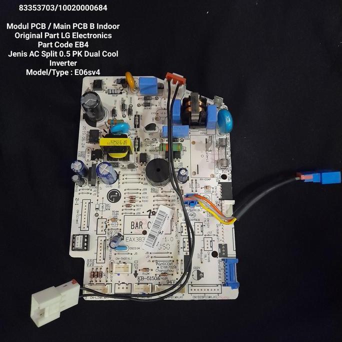 MODUL INDOOR PCB AC LG DUAL INVERTER T06EV3 / T06EV4 ORIGINAL NEBU