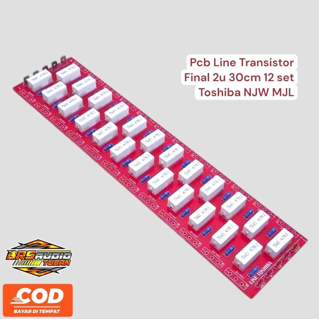 Pcb Line Transistor Final 2u 30cm 12 set Toshiba NJW MJL