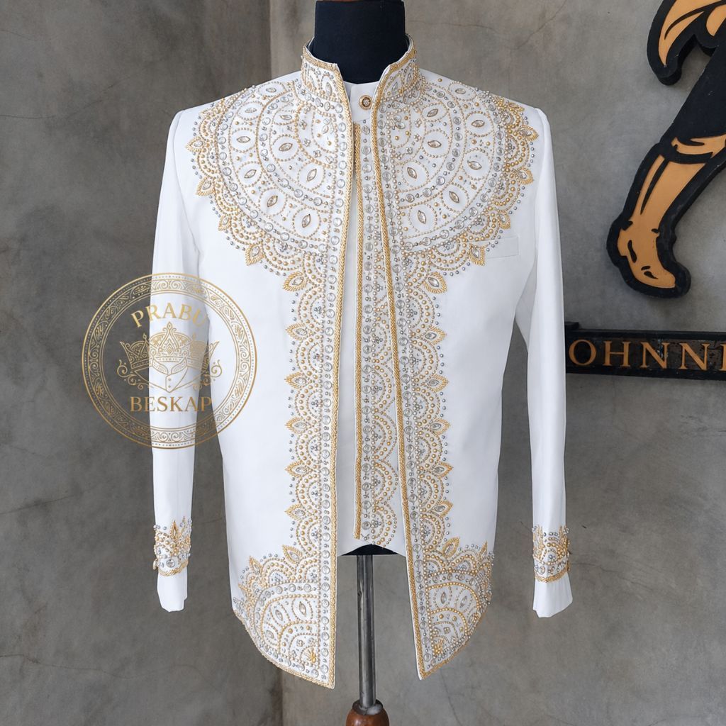 Beskap akad putih premium // beskap akad mahogany // basofi akad pengantin // beskap pengantin