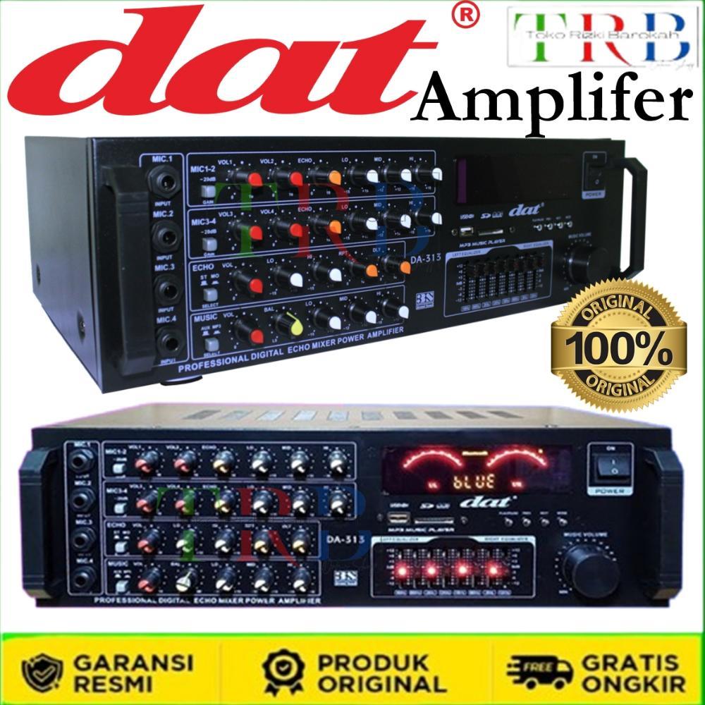[BISA COD]Power Amplifer Bluetooth DAT DA-313 DSP/DA-303 DSP DA313 DA 313 utk Speaker,Karaoke,Studio