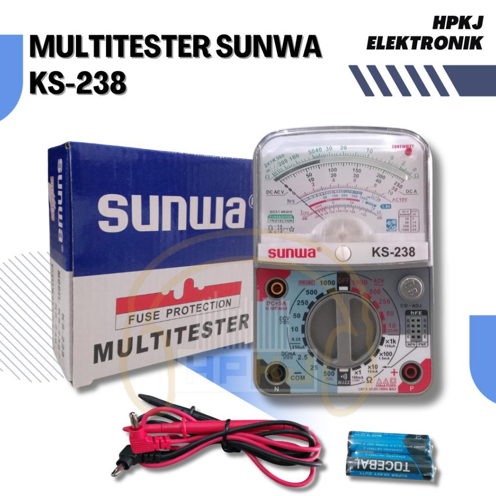 Multitester Analog SUNWA KS 238 avometer multimeter KS-238 SUNWA