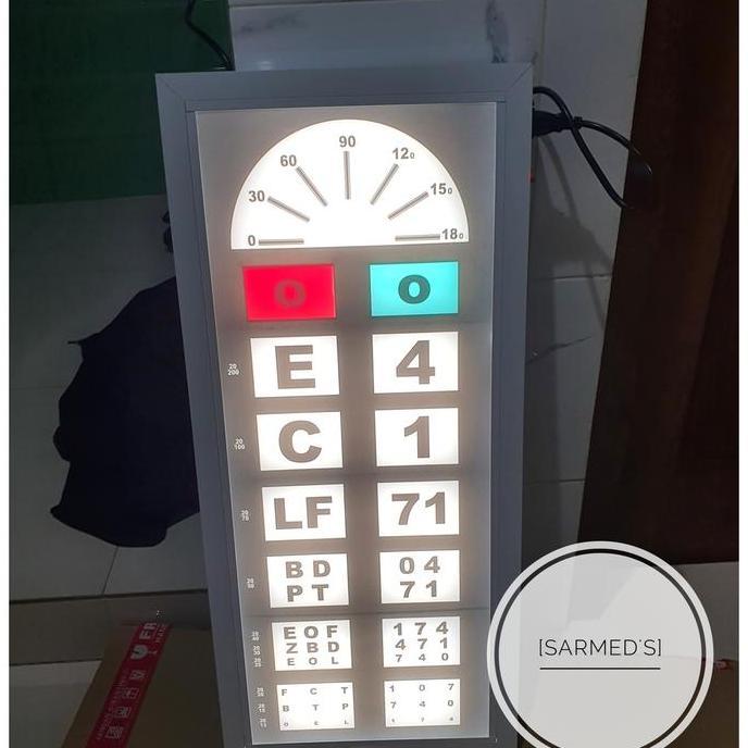 Bst Ready Snellen Chart Elektrik Remote/Alat Tes Mata Best Seller