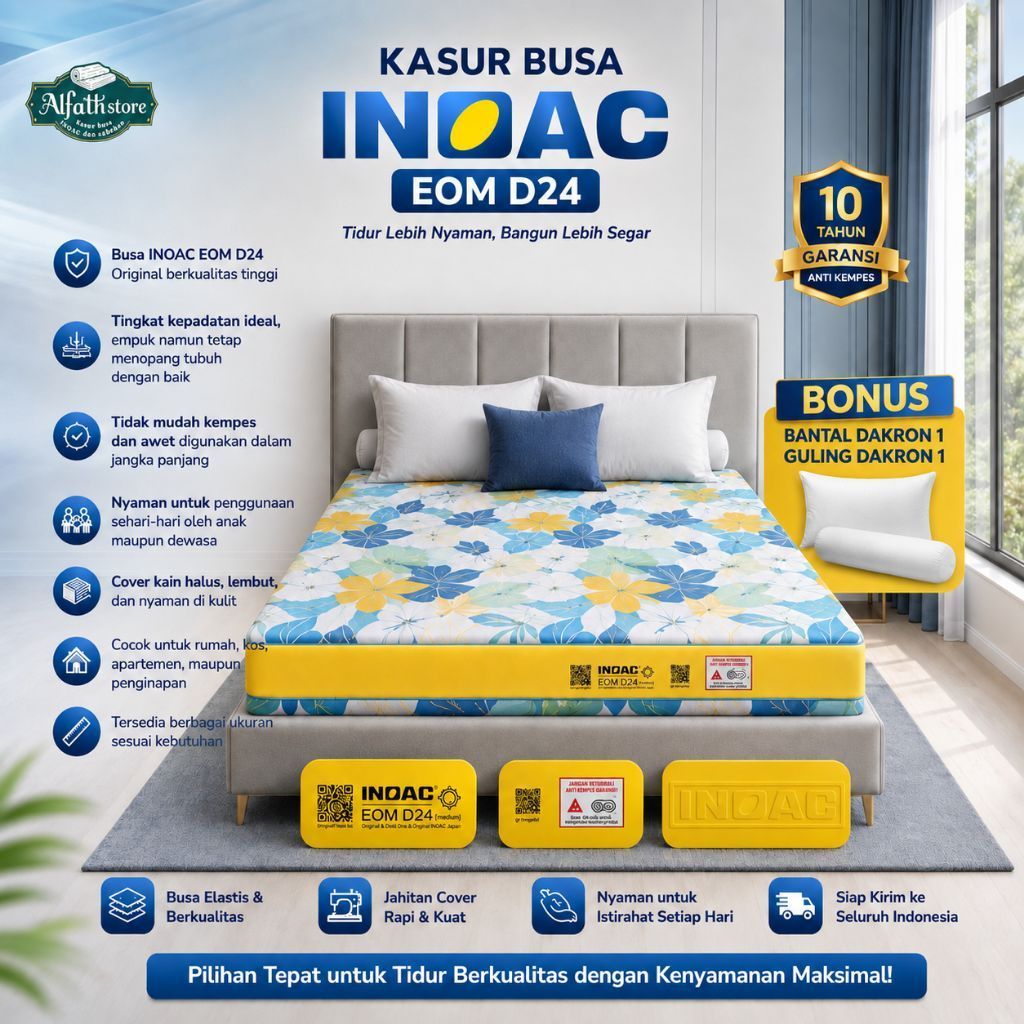 KASUR INOAC EOM OY D24 GARANSI 15 TAHUN