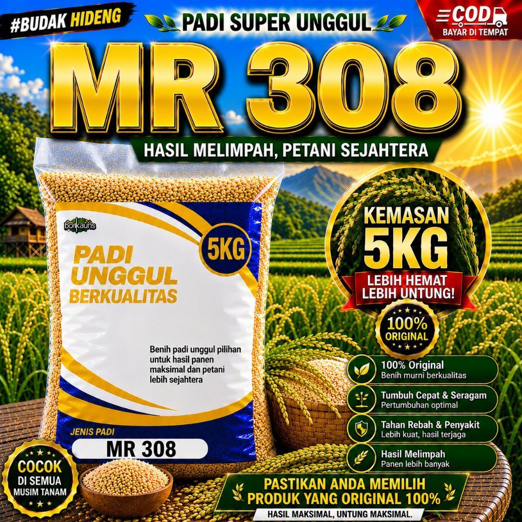 benih padi mr 308 5kg