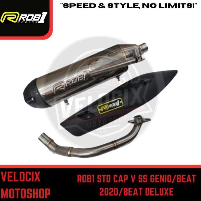 KNALPOT ROB1 STD CAP V SS GENIO/BEAT 2020/BEAT DELUXE