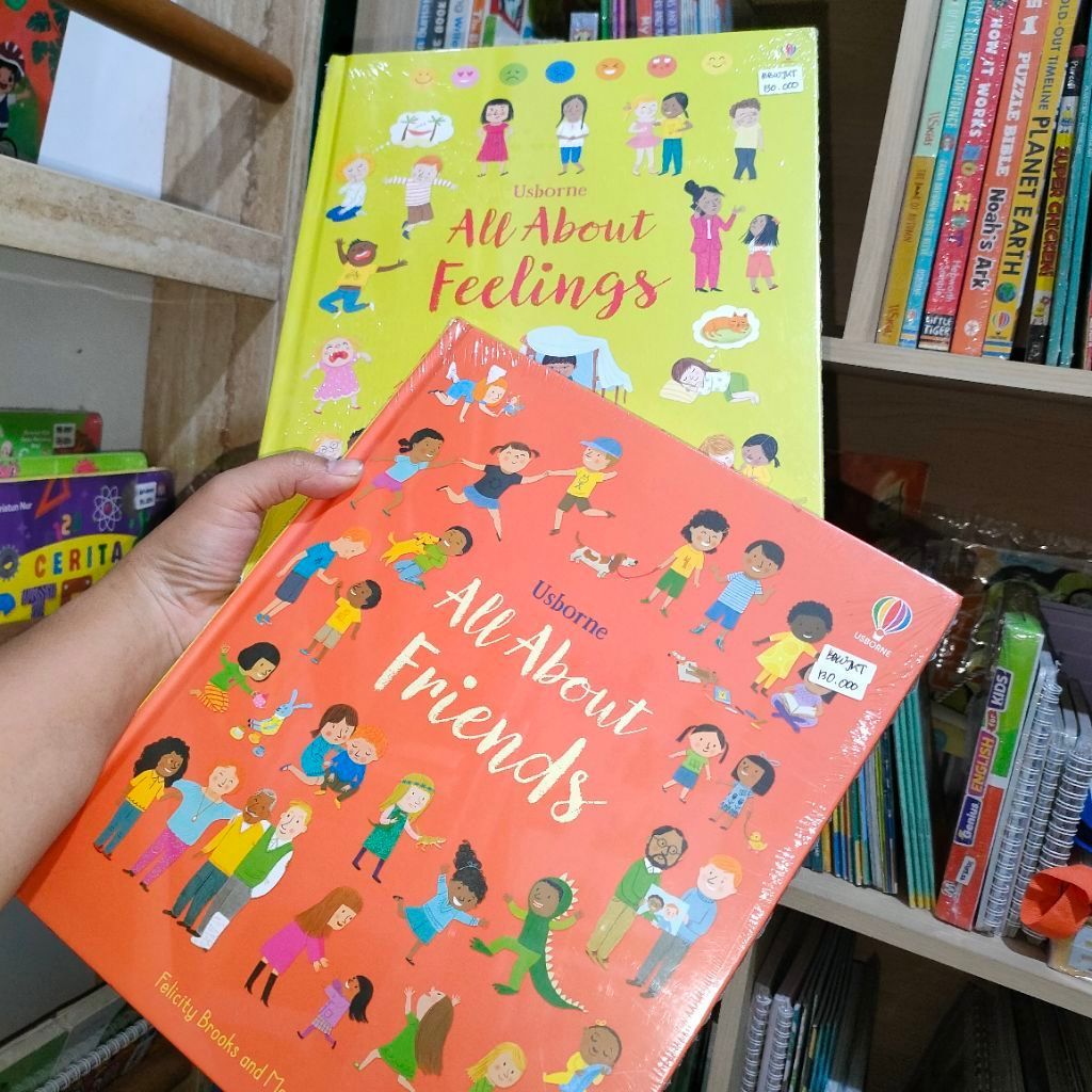 USBORNE : ALL ABOUT FEELINGS; ALL ABOUT FRIENDS [ENGLISH] BUKU ANAK IMPORT