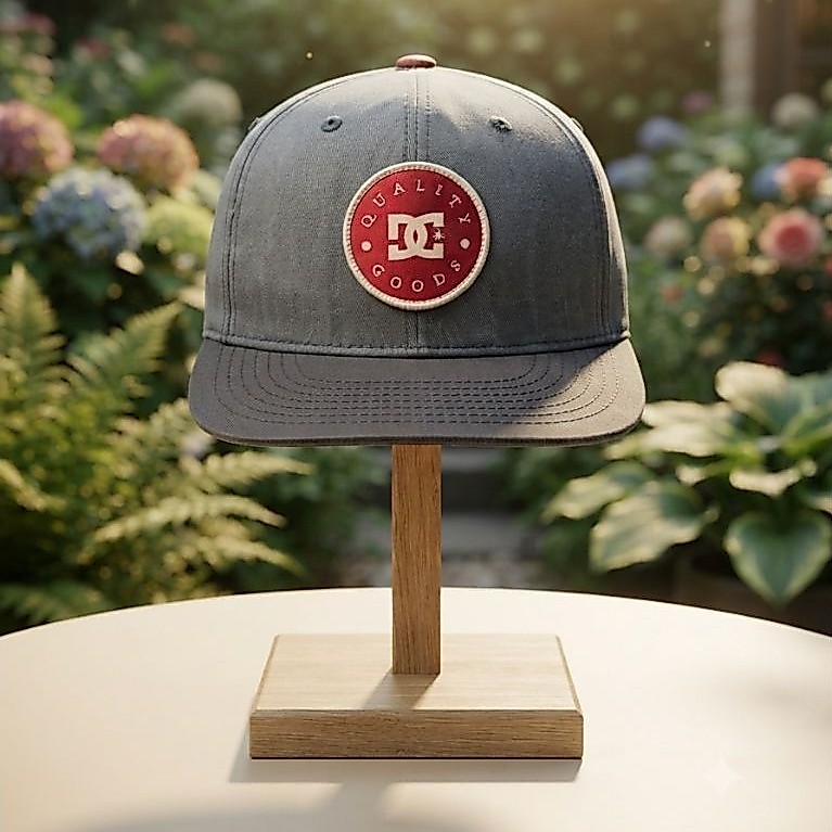 Topi DC Shoes Quality Goods Washed Snapback Second Original