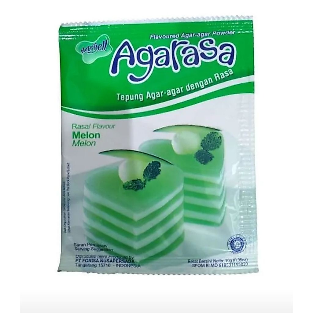AGAR RASA AGAR AGAR POWDER MELON 10 GRAM