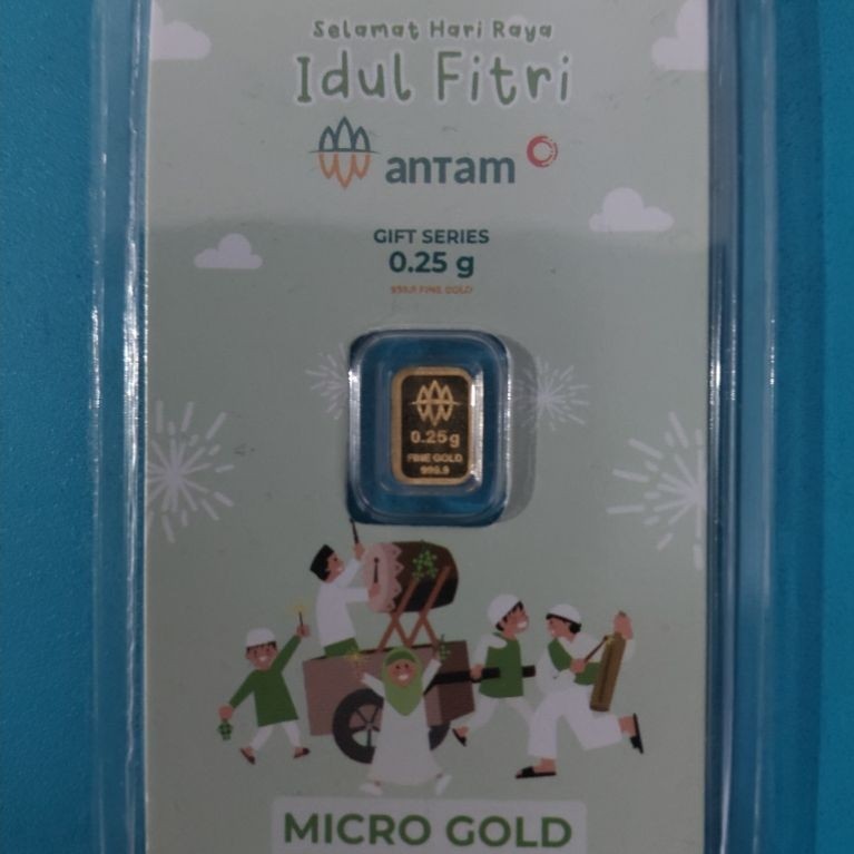 LM Antam x HRTA Gift Series Idul Fitri 0,25gr Micro Gold