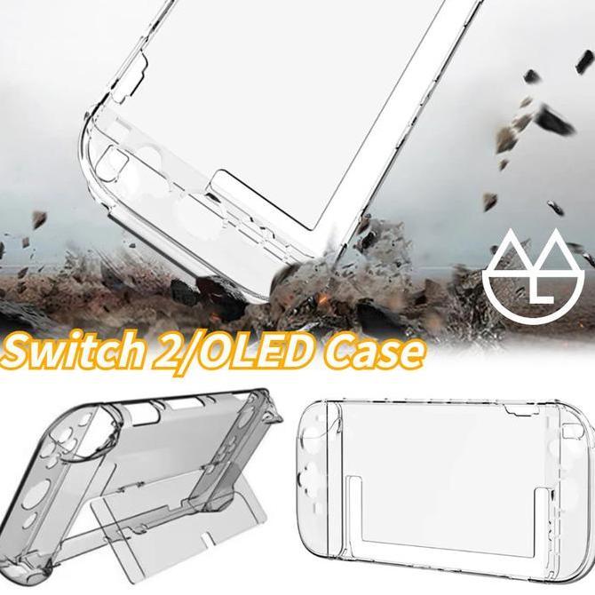 Kavanati7A - Kasing Pelindung Nintendo Switch 2/Oled Case Dengan Jernih Krystal Cover Perlindungan
