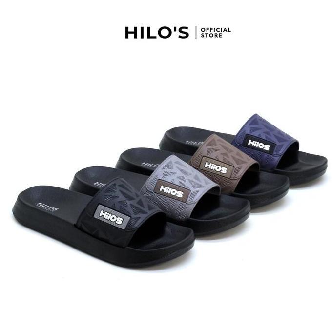 nevada_jars - hilo's - sandal selop pria dewasa elegan bahan karet empuk shoes