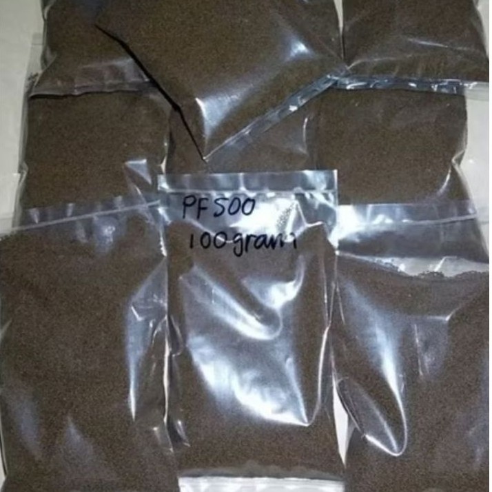 Pelet pf500 repack 100gram ms prima feed pf 500 pakan cupang guppy molly ikan hias 100gr