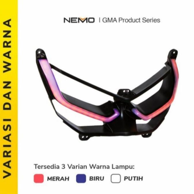 alis lampu depan lazy eyes new nmax 2020 nemo gma -merah