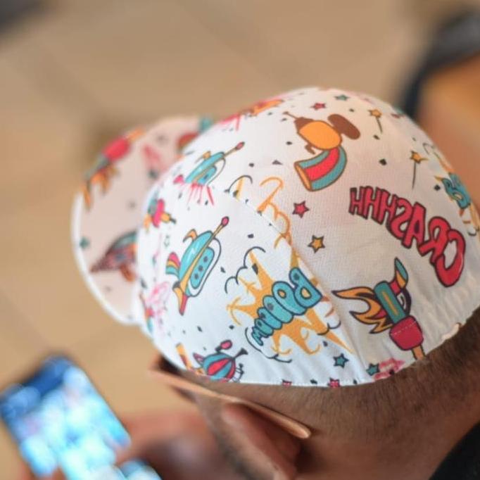 Promo Cycling Cap Laser Gun Diskon
