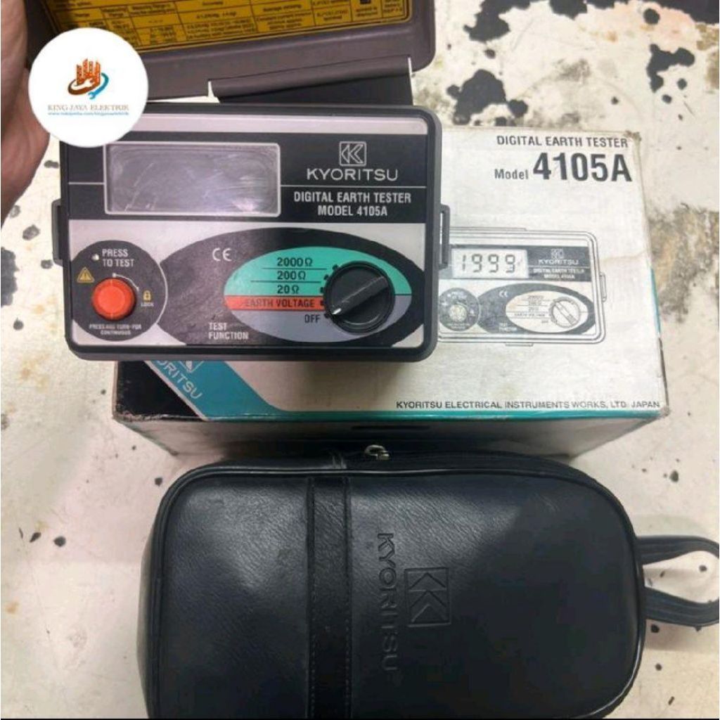 KYORITSU DIGITAL EARTH TESTER KYORITSU 4105A