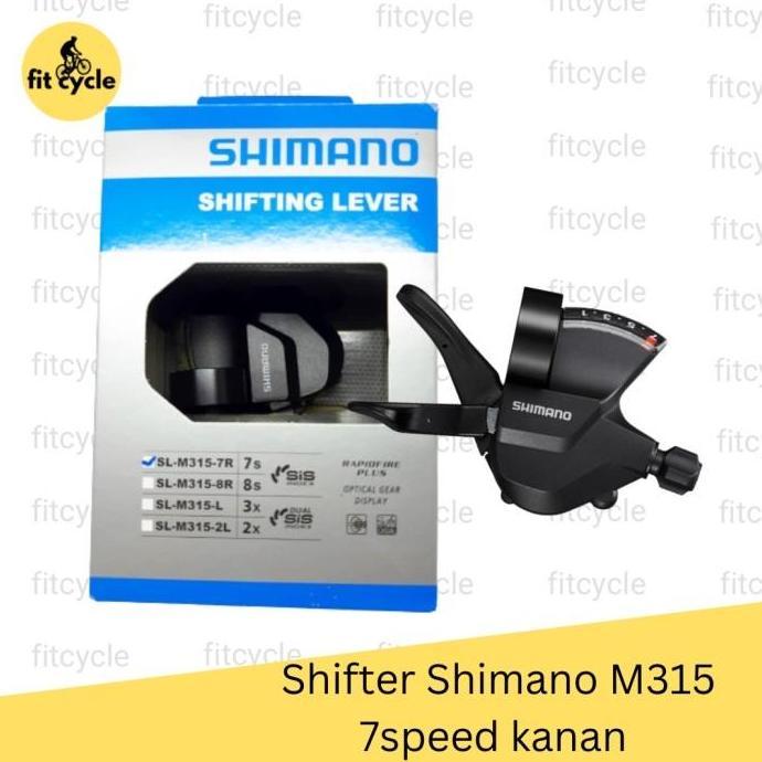 Shifter Shimano M315 7speed right kanan saja SL-M315-7R