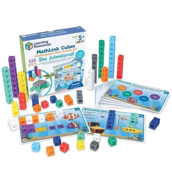 Learning Resources MathLink Cubes Kindergarten Math: Sea Adventures