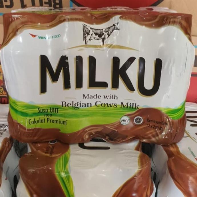 zinamahari - milku cokelat isi 12 botol @200ml pt wings food susu uht