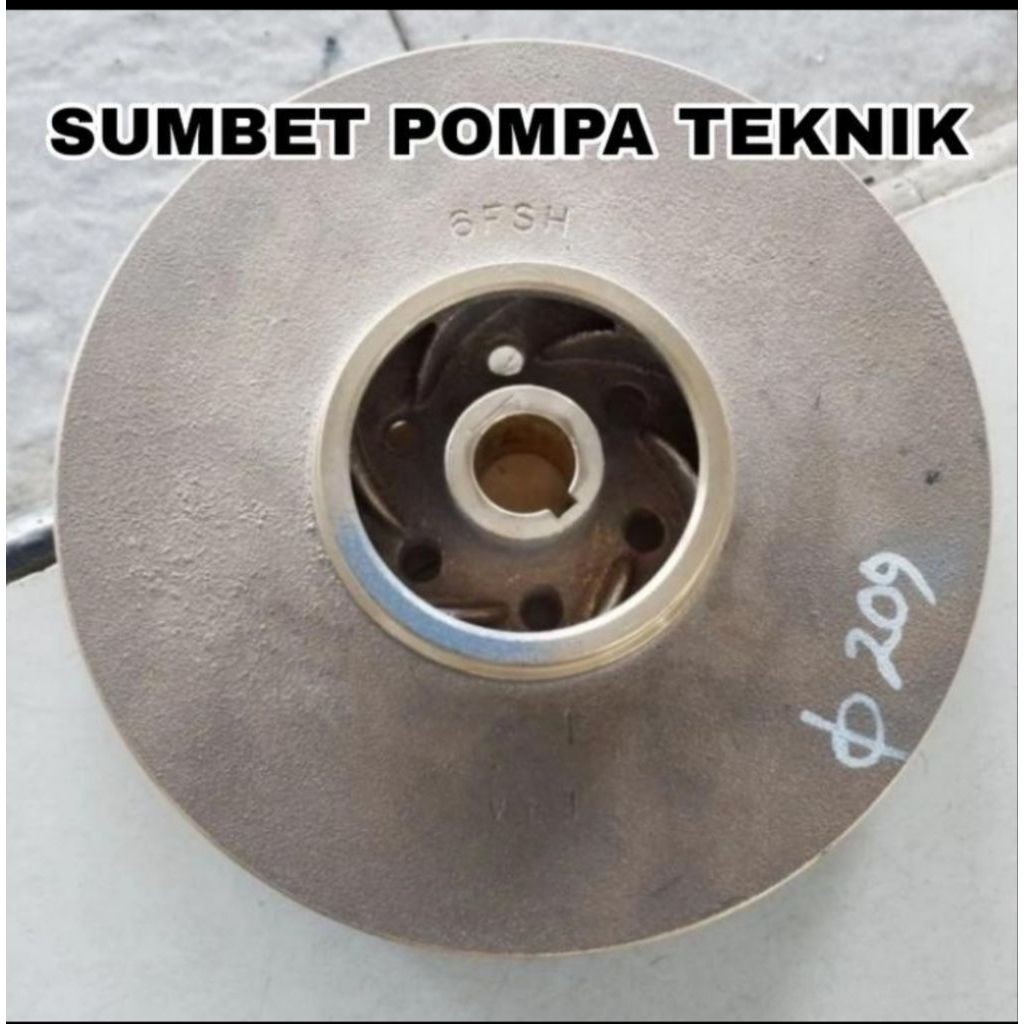 Impeller Pompa Ebara 65x50 FSJ kipas impeller Ebara Original