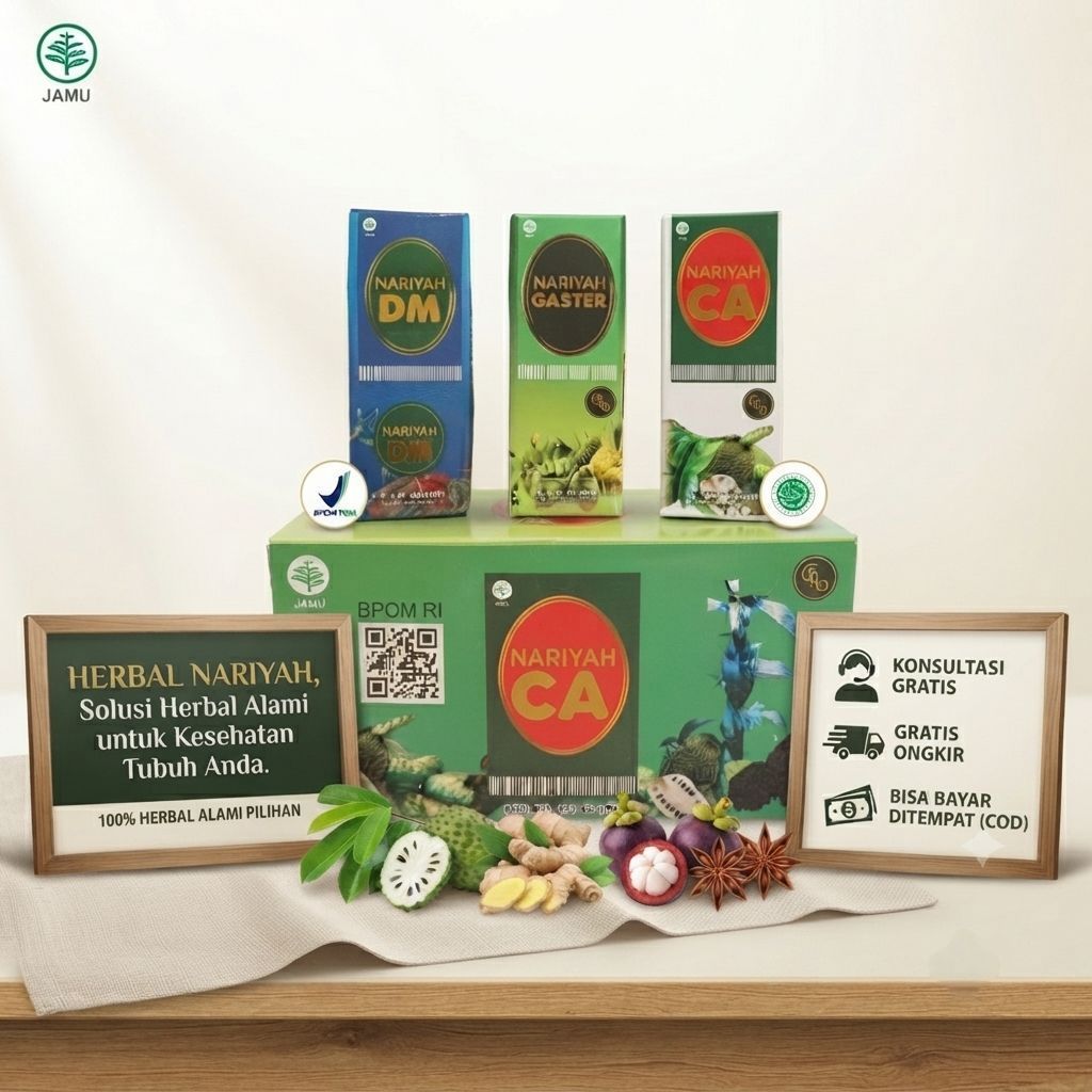 NARIYAH HERBAL | JAMU NARIYAH CA GASTER DM