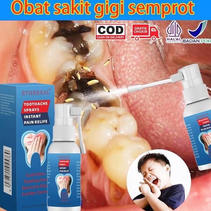 arkamarasatu - obat sakit gigi semprot obat gusi bengkak obat sakit gigi dan gusi toothache spray ub