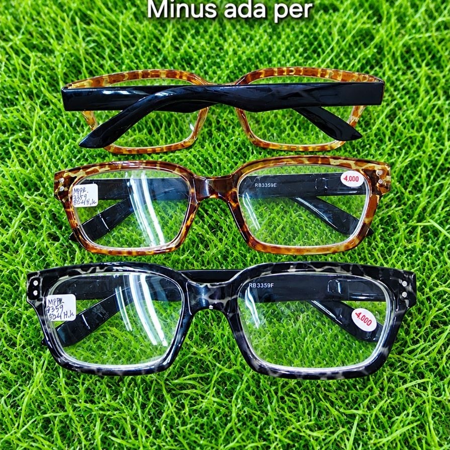 Kacamata minus leopard gagang per elastis