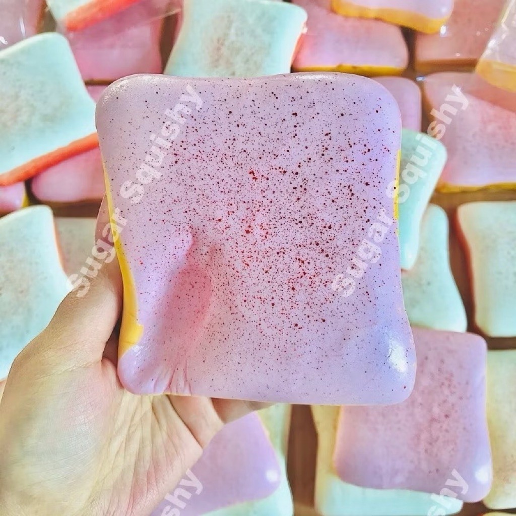 [JEYYNOU SQUISHY] Sugar Squishy Toast / Squishy Toast / Squishy Murah / Squishy Soft and Slow