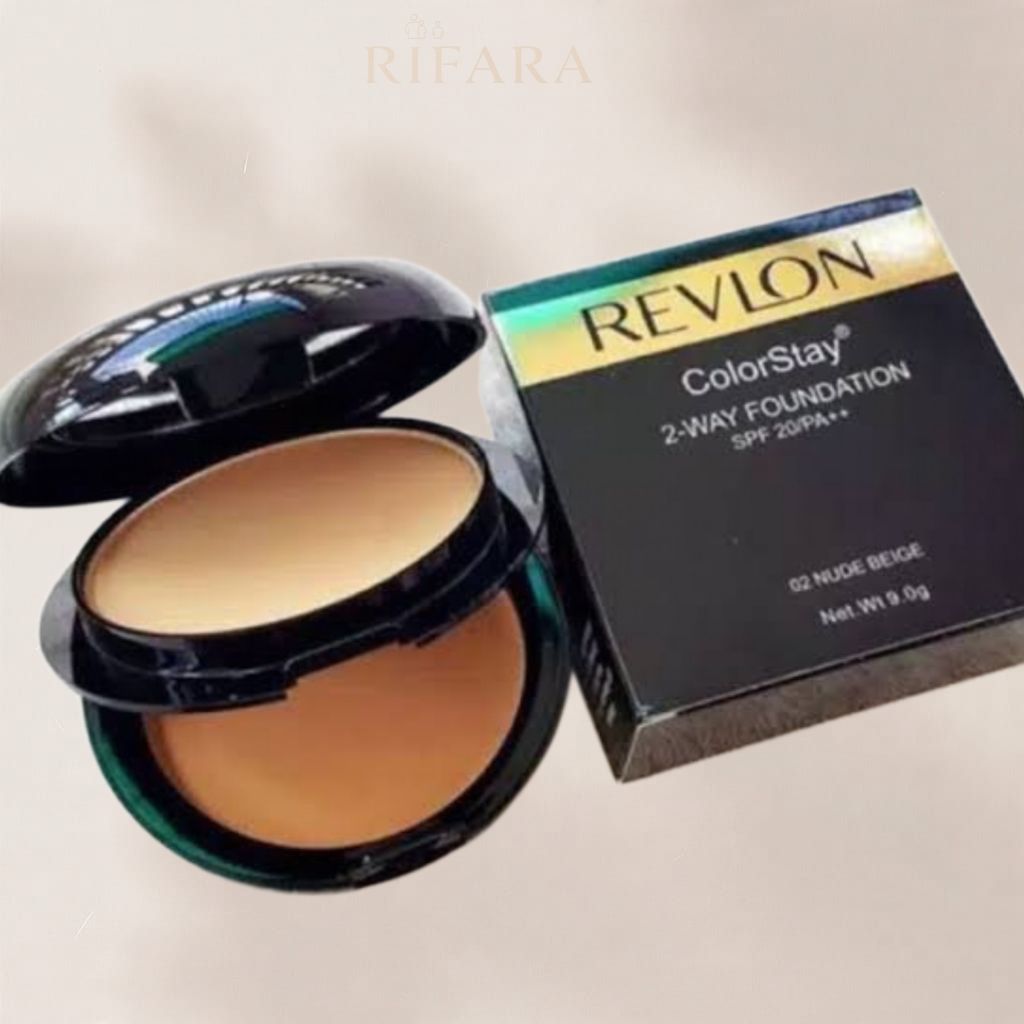 Bedak Revlon Colorstay 2in1 - Tahan Lama, Tahan Air, Finishing Natural