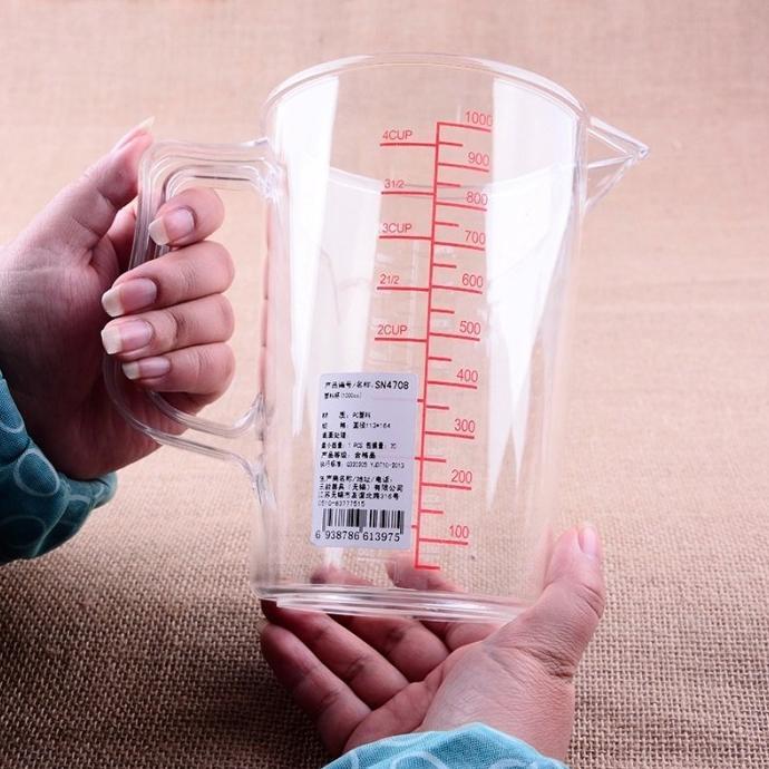 [ VELVEET ] Sanneng SN4710 - Plastic Measuring Cup / Gelas Ukur 3L / 3000cc