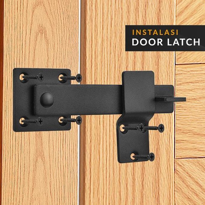Grendel Kait Pintu Gudang Barn Door Latch Drl-807Mb