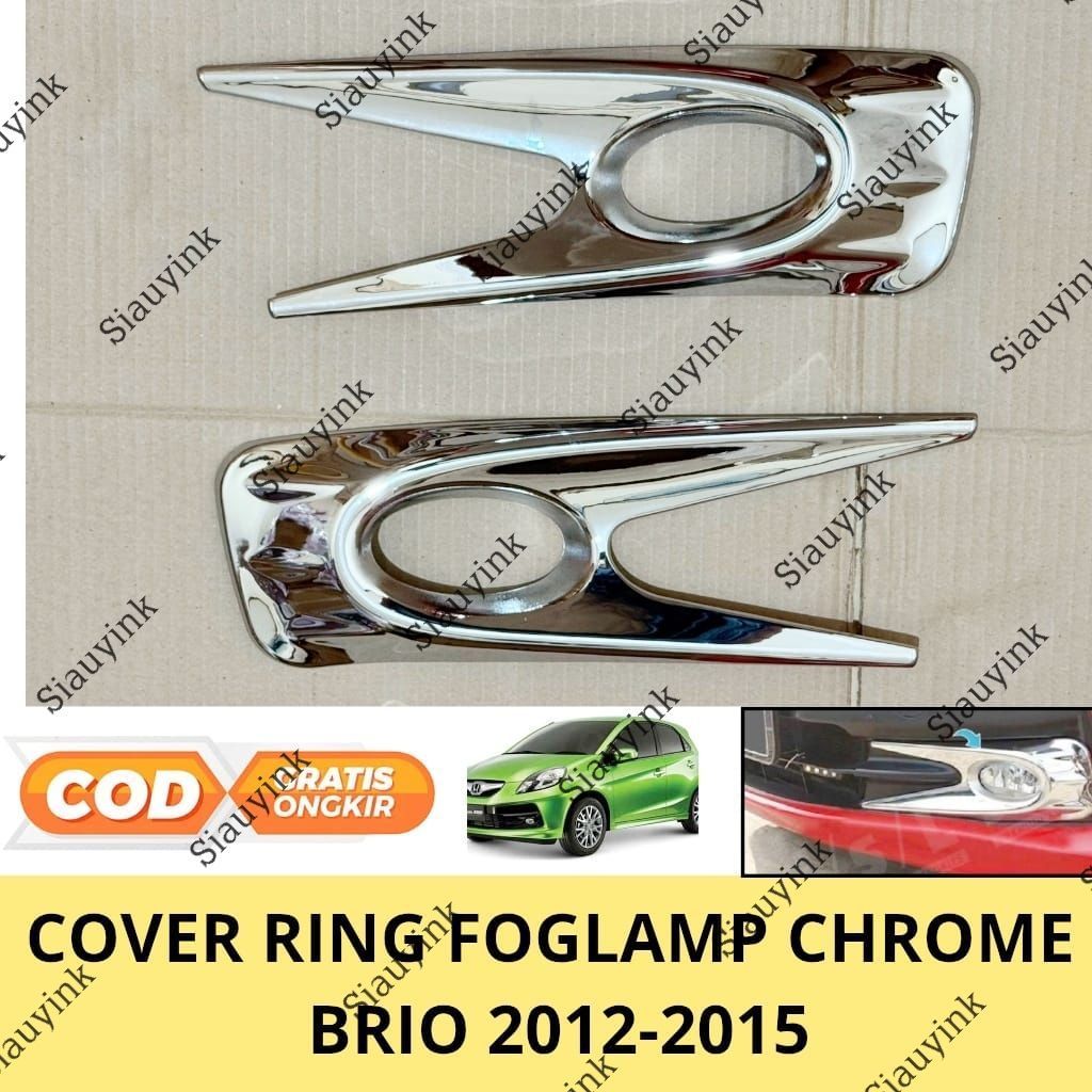cover ring foglamp Brio lama old 2012 2013 2014 2015 Chrome
