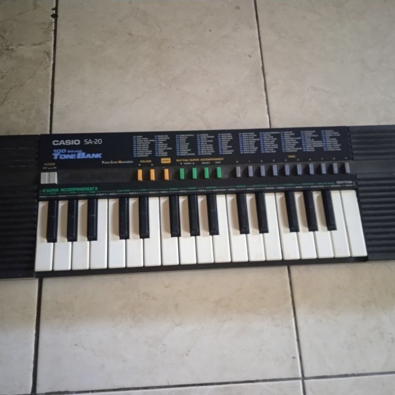 keyboard Casio sa 20 bekas normal