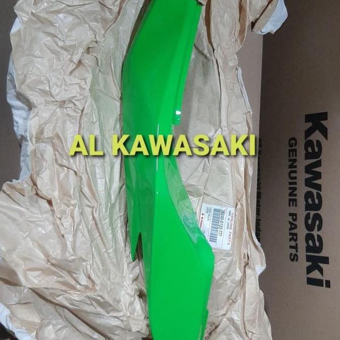 cover body bodi belakang kiri zx636 zx 636 hijau orinal