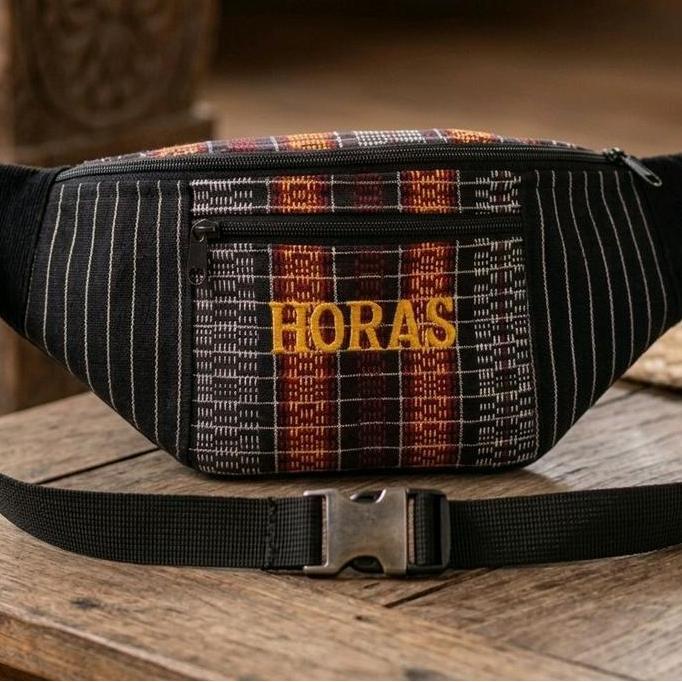 Tas selempang Ulos Batak bisa bordir marga TAS