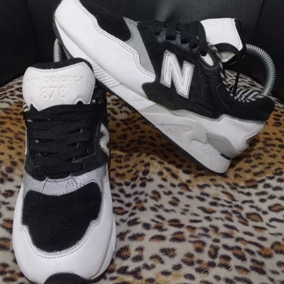 New Balance 878 Abzorb white black