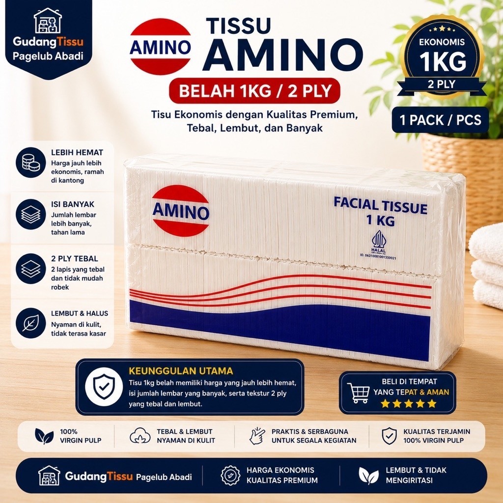 Tissue curah 1000 sheet