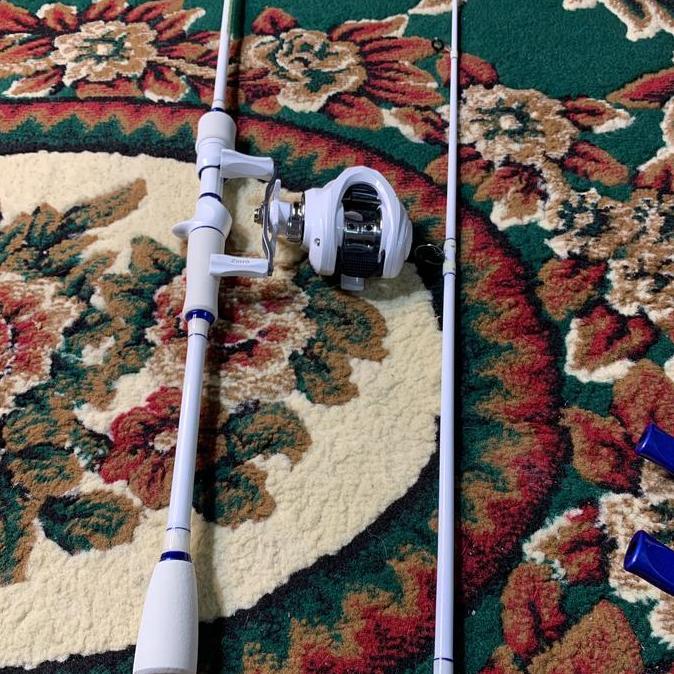 Joran pancing set Reel bc zorro supirior dragcliker  joran panjang 1.8