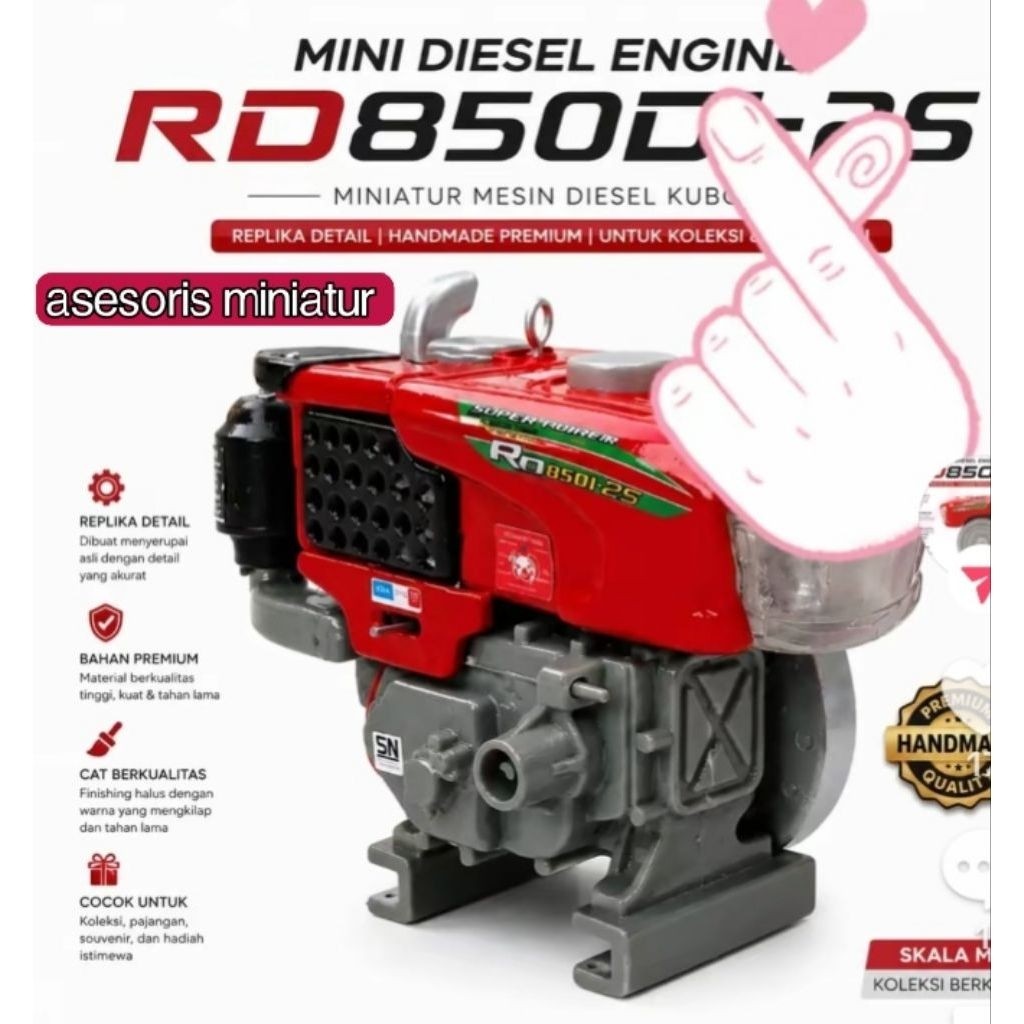 MINIATUR DIESEL KUBOTA