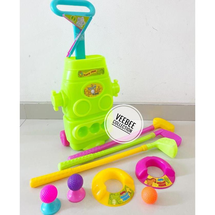 KASDIUM Mainan Golf Anak Set/ mainan olah raga sport golf anak/ mainan golf