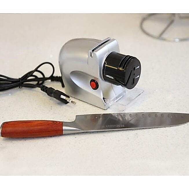 Diskon Asah Pisau Gunting Listrik Electric Knife Sharpener 2 In 1 Original