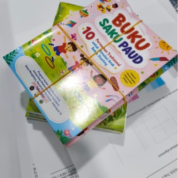 Cetak Booklet Buku Saku A6 | Isi Cetak Hitam Putih Cover Full Color