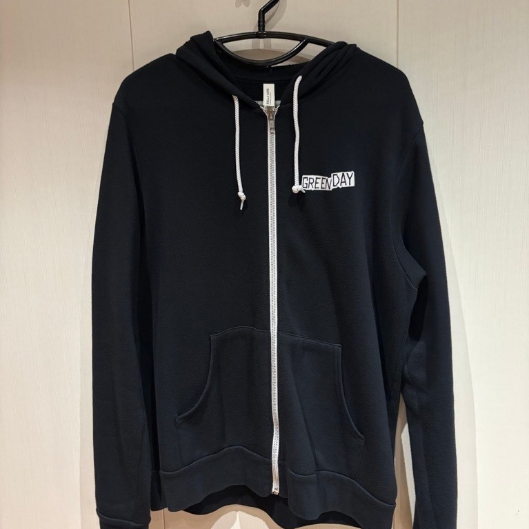 Green day zip hoodie black official
