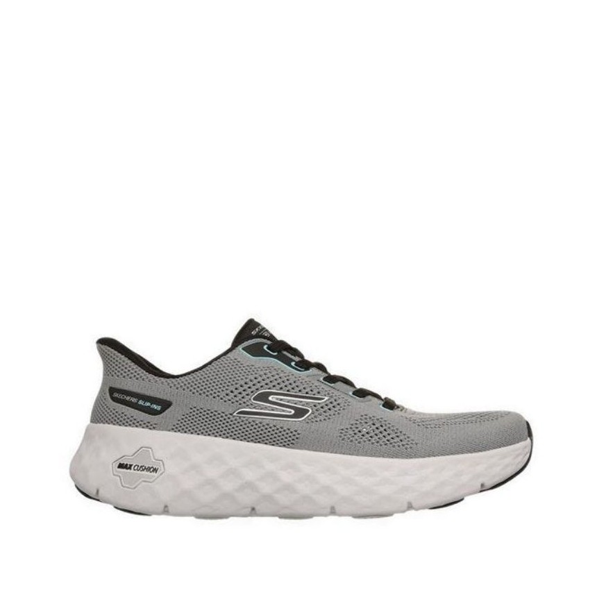 Sepatu Pria Skechers Slip-Ins Go Walk Max Cushioning Flex Men's Walking Shoes - Charcoal Original
