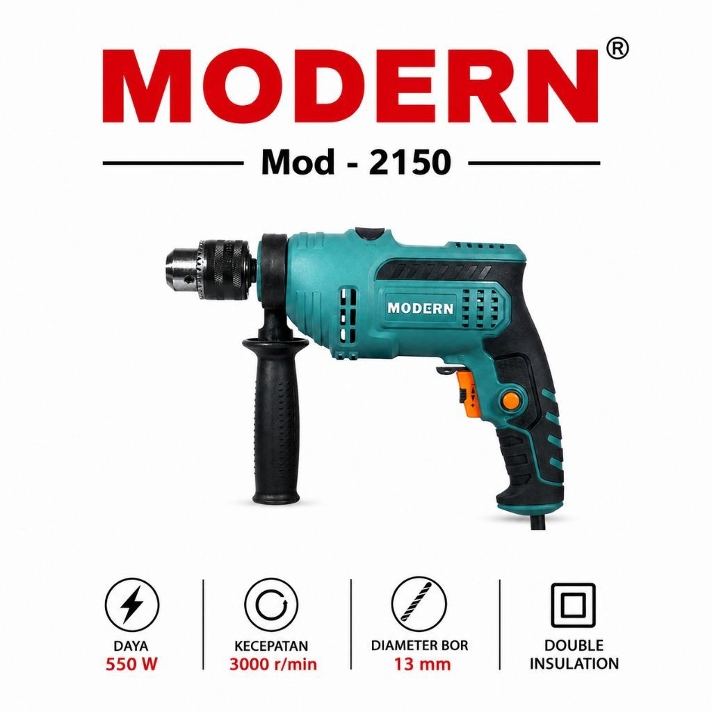 MODERN Mesin Bor Mod. M-2150 13mm / Electric Drill