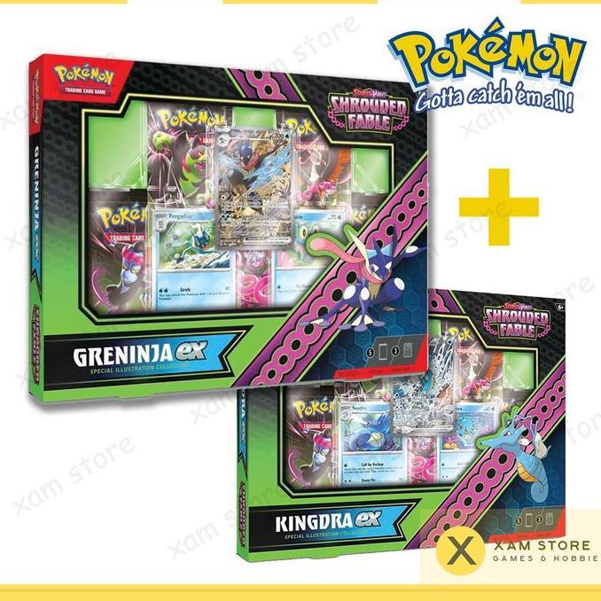 Shrouded Fable Greninja ex / Kingdra ex Special Illustration Collection Pokemon TCG